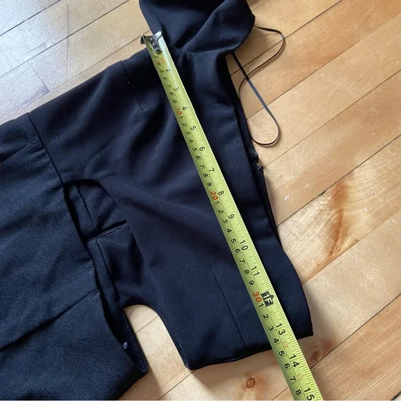 Solace London Black One Shoulder Cut Out Chic Midi Dress - Picture 9 of 11